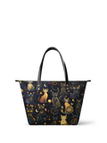 "Lunacat" Leather Tote Bag