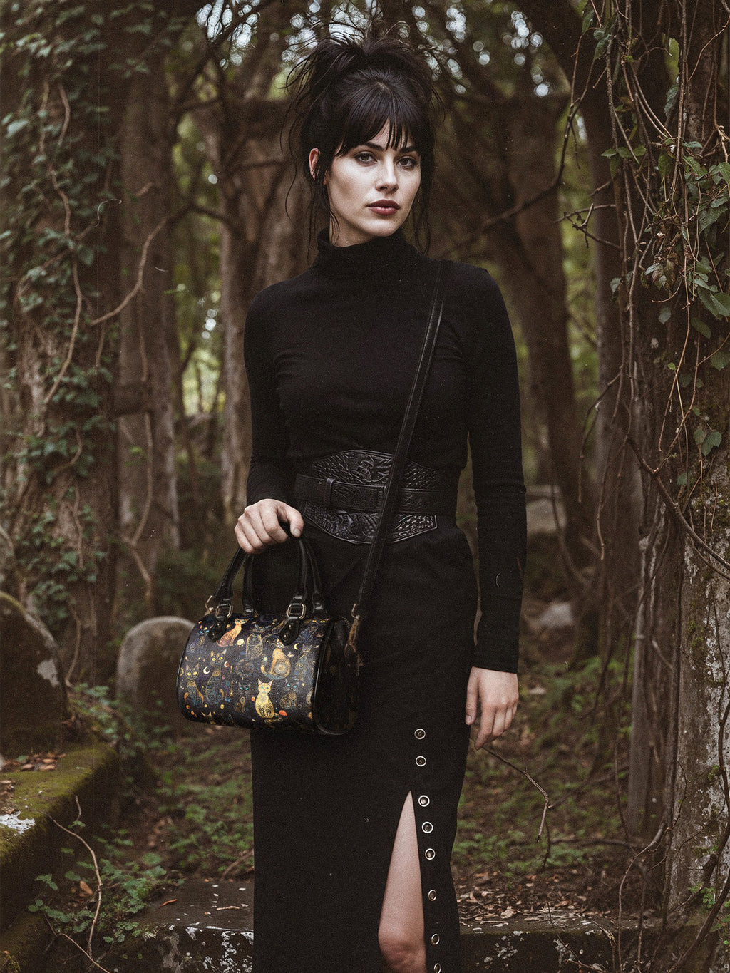 "Lunacat" Mini Satchel