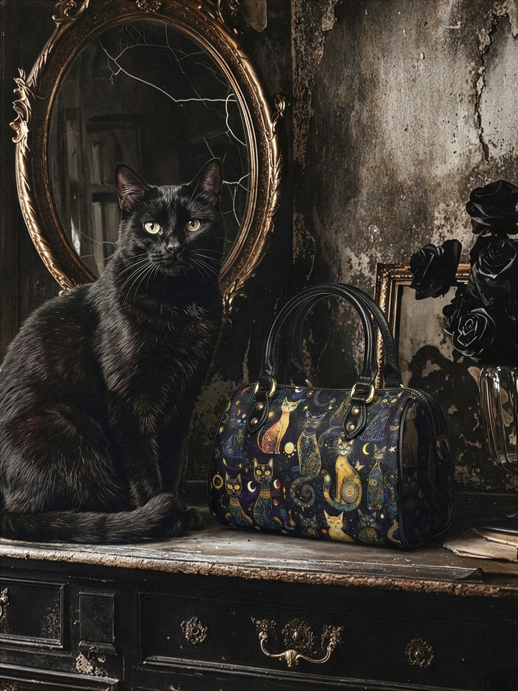 "Lunacat" Mini Satchel