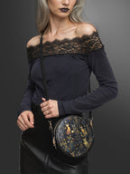 "Lunacat" Circle Crossbody Bag