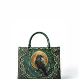 "Ravenweb" Applique Leather Handbag Pre-order