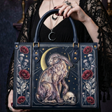 "Moonhare" Applique Leather Handbag Pre-order