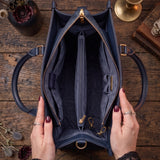 "Moonhare" Applique Leather Handbag Pre-order