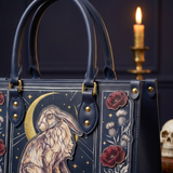 "Moonhare" Applique Leather Handbag Pre-order