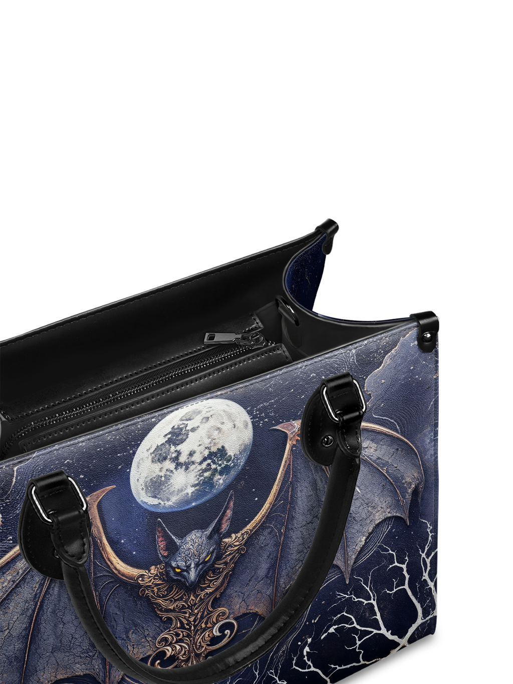 "Moonreaver" - Red Interior - Leather Handbag