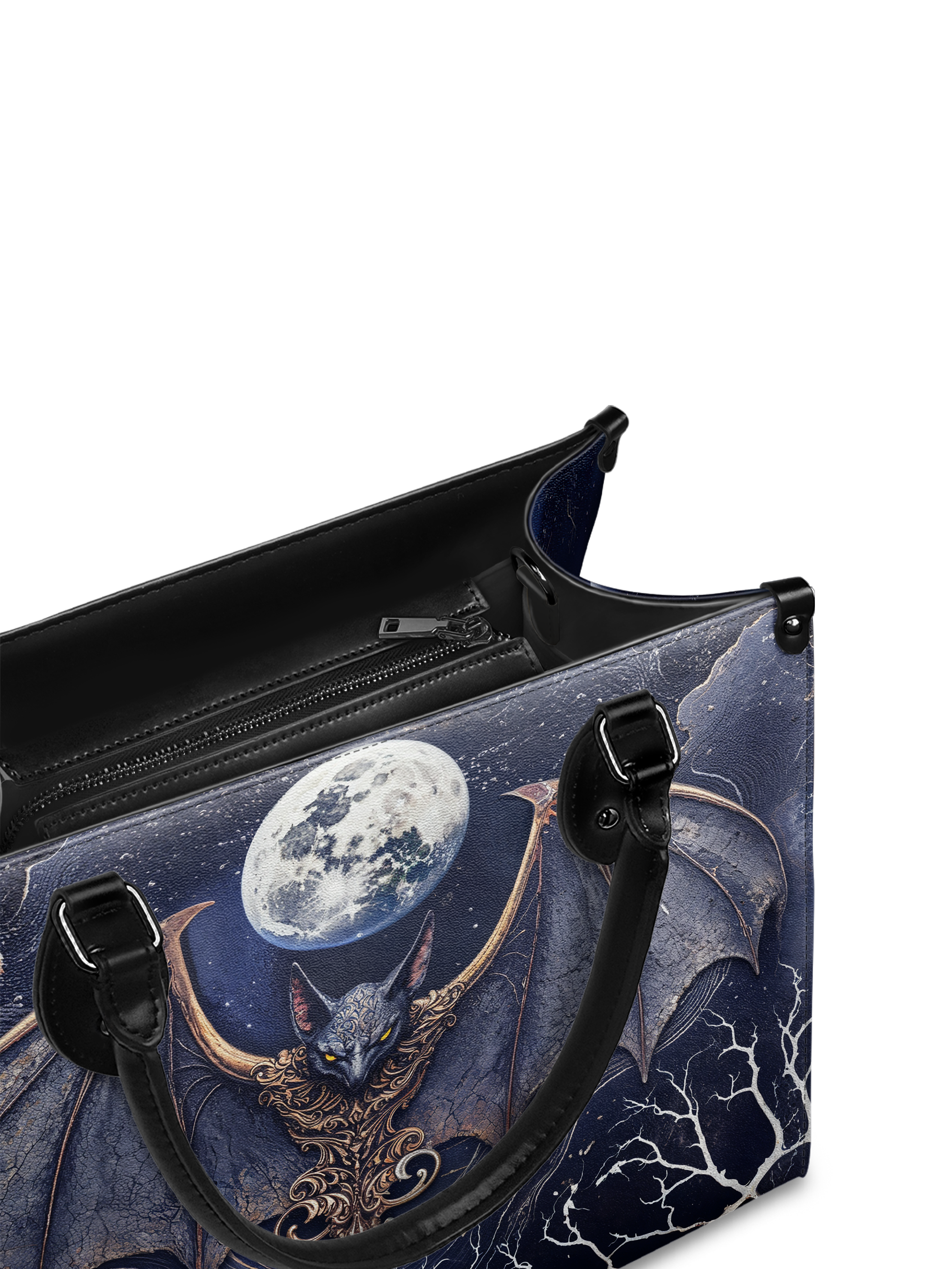"Moonreaver" - Red Interior - Leather Handbag