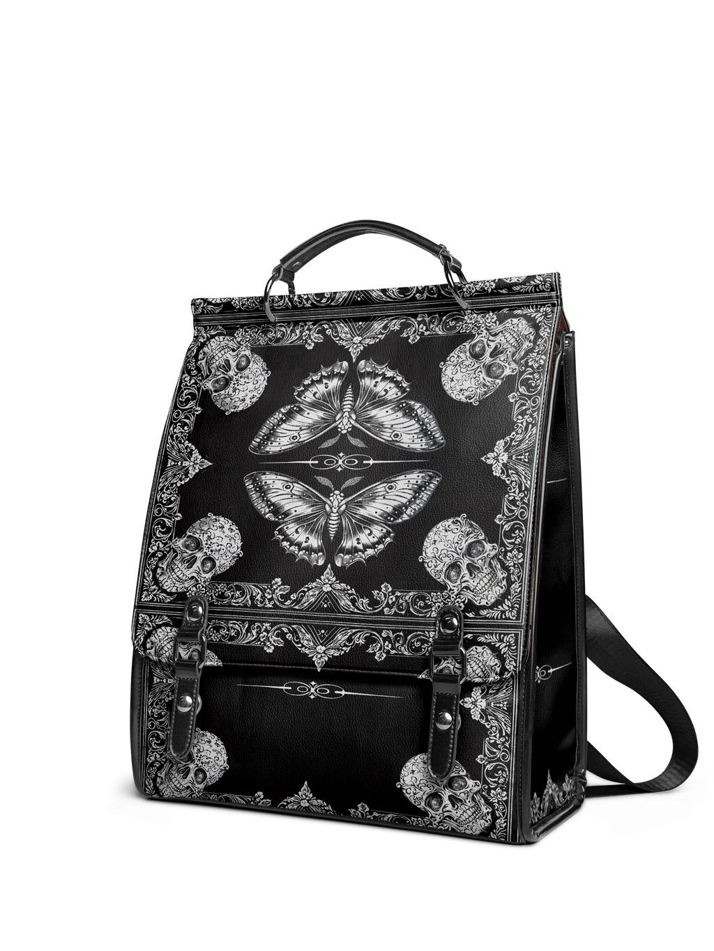 "Mothwing" Leather Backpack