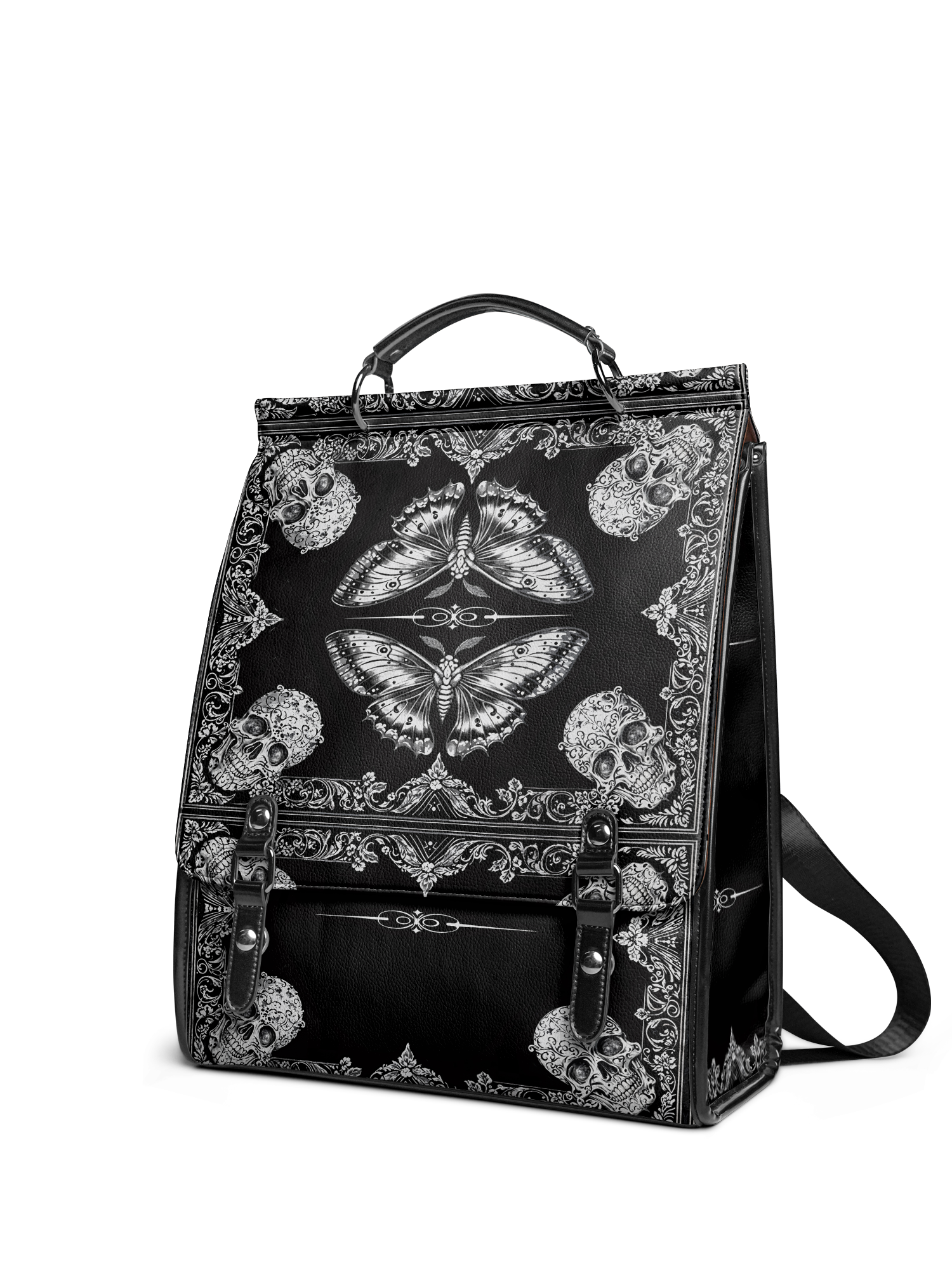 "Mothwing" Leather Backpack