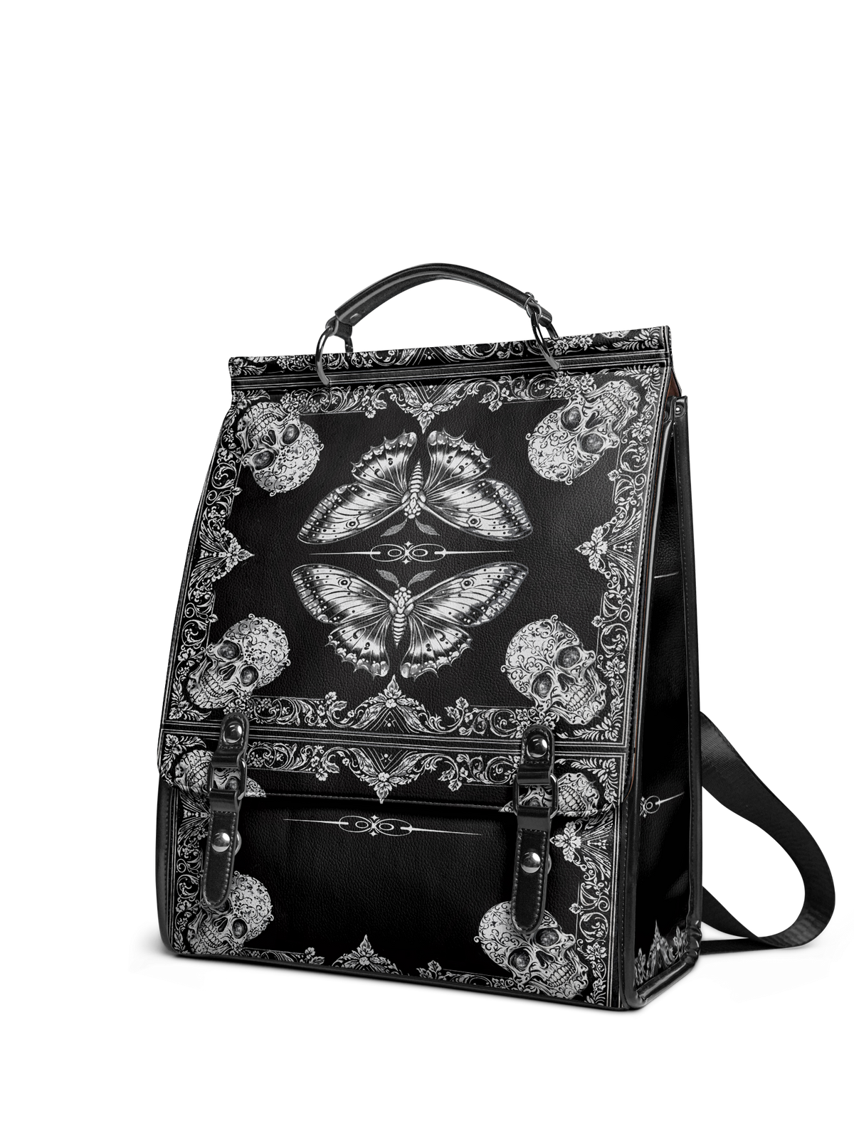 "Mothwing" Leather Backpack SPOOKY DEAL