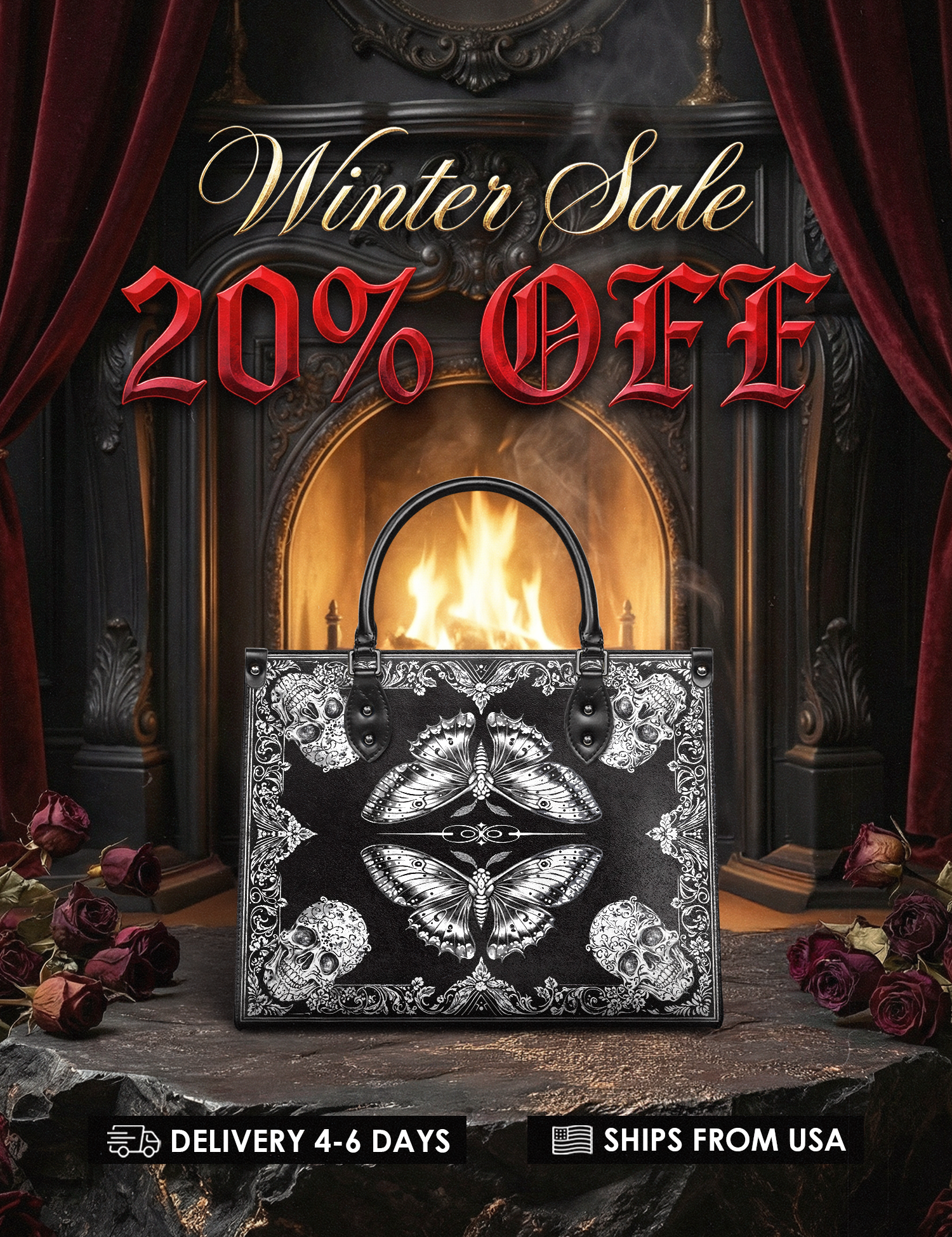 "Morthwing" Leather Handbag Deal