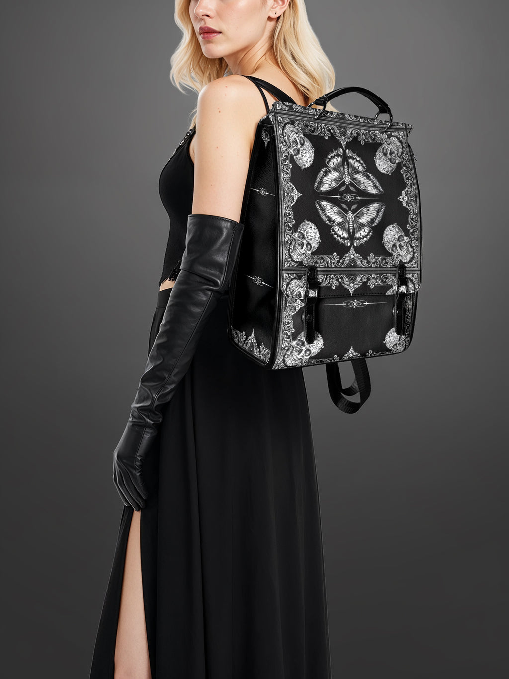 "Mothwing" Leather Backpack