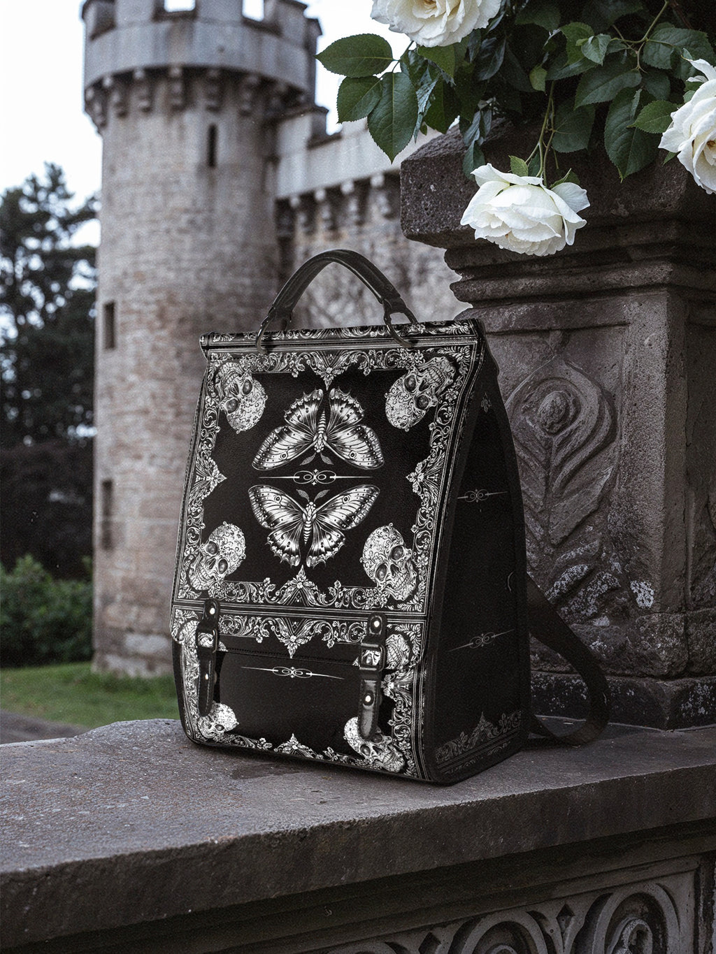"Mothwing" Leather Backpack