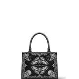 "Mothwing" - Black Interior - Small Leather Handbag