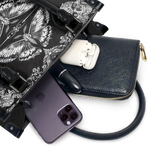 "Mothwing" - Black Interior - Small Leather Handbag