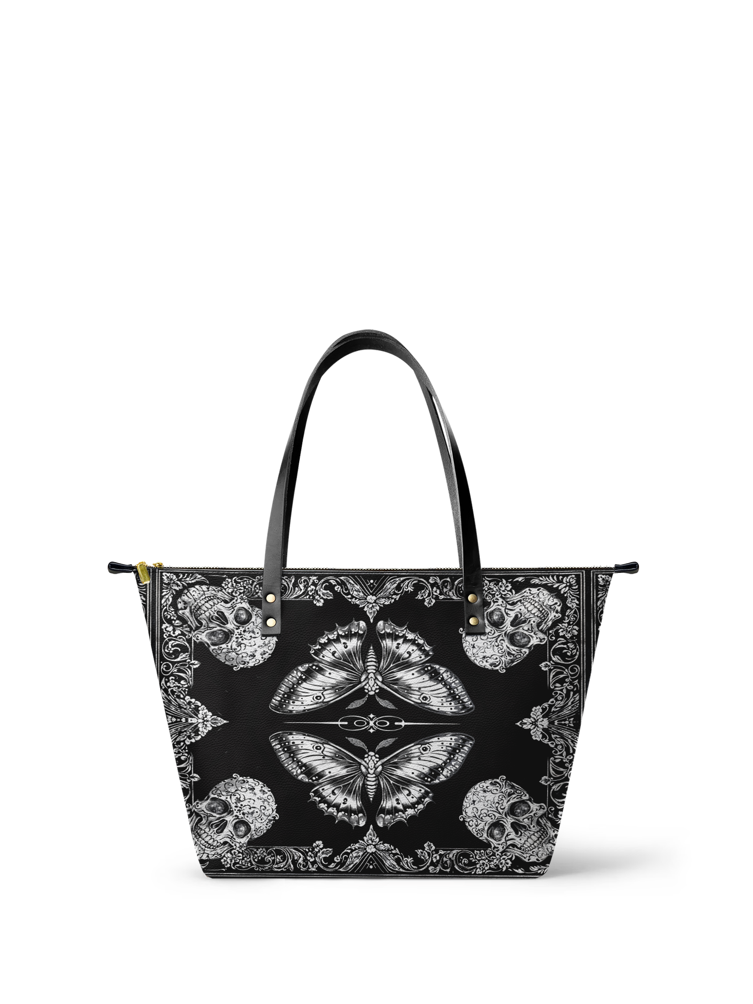 "Mothwing" Leather Tote Bag