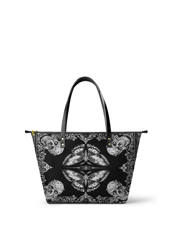 "Mothwing" Leather Tote Bag