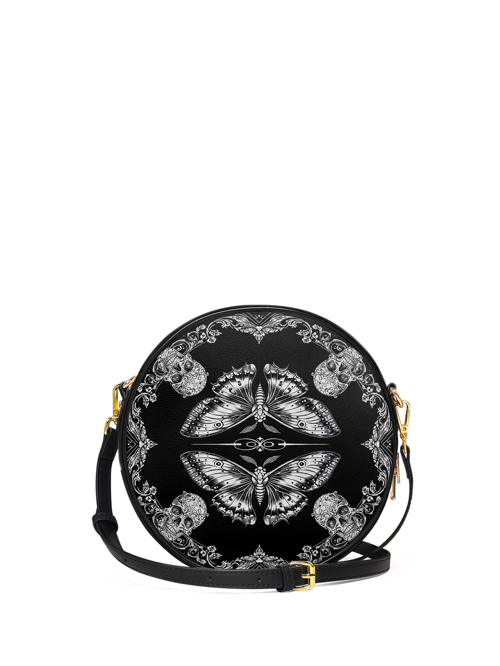 "Mothwing" Circle Crossbody Bag