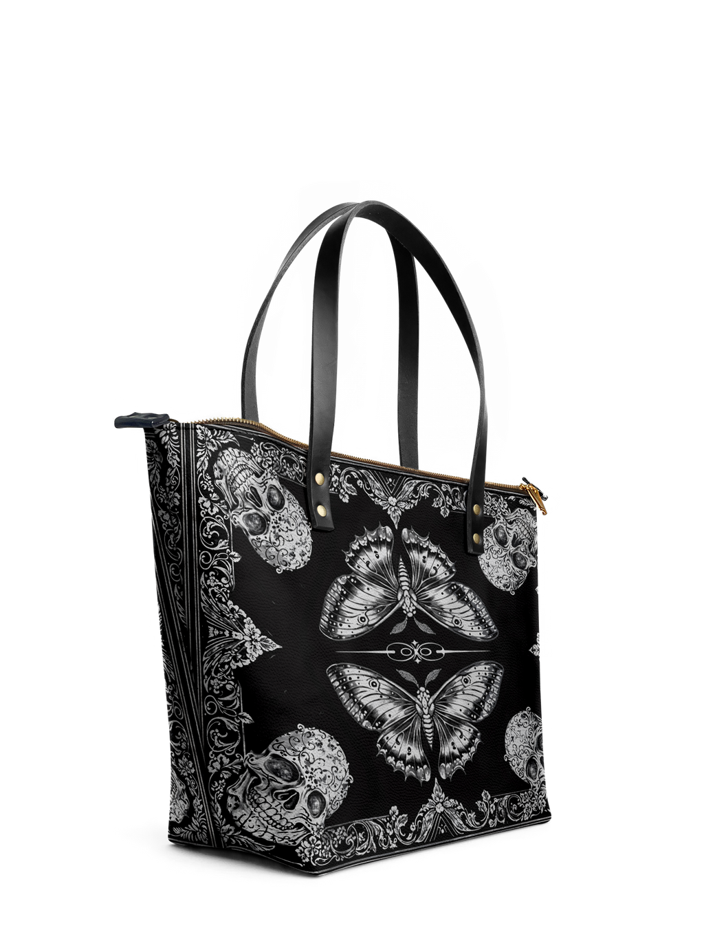 "Mothwing" Leather Tote Bag