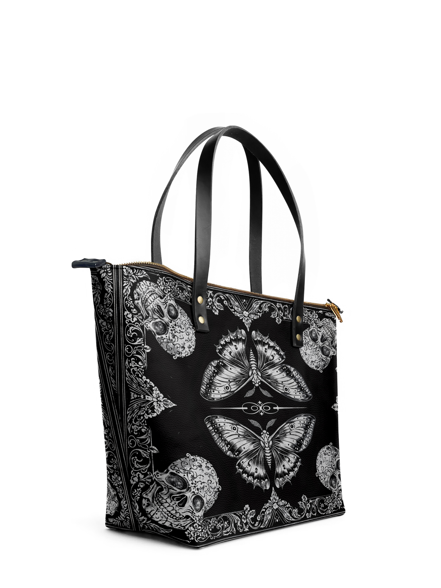 "Mothwing" Leather Tote Bag