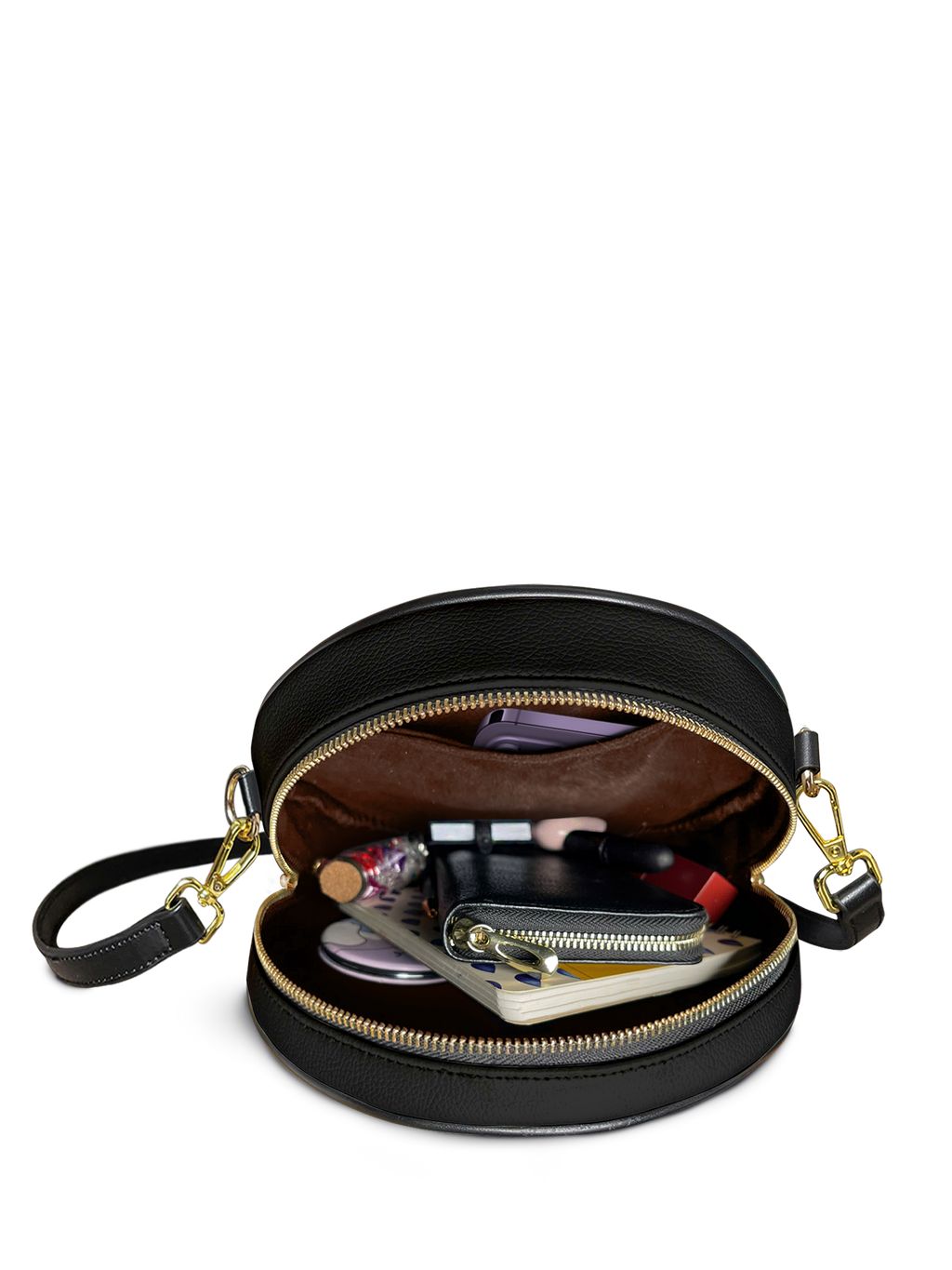 "Mothwing" Circle Crossbody Bag