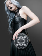 "Mothwing" Circle Crossbody Bag