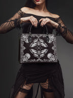 "Mothwing" - Red Interior - Leather Handbag