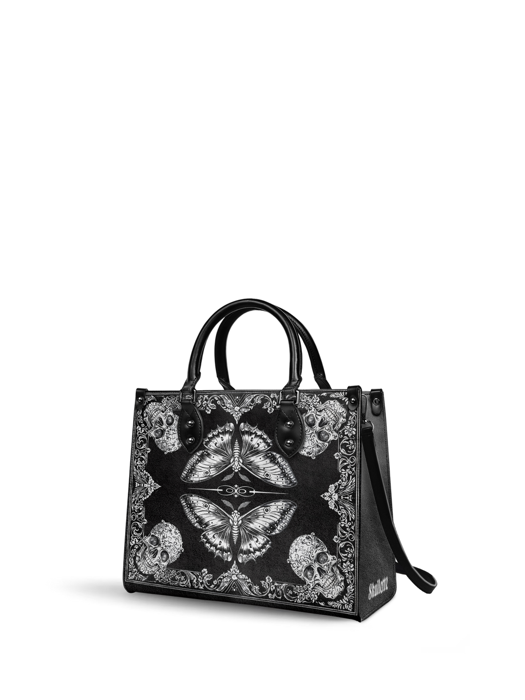 "Mothwing" - Red Interior - Leather Handbag