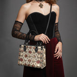 "Mournaire" - Black Interior - Small Leather Handbag