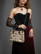 "Mournaire" - Black Interior - Small Leather Handbag