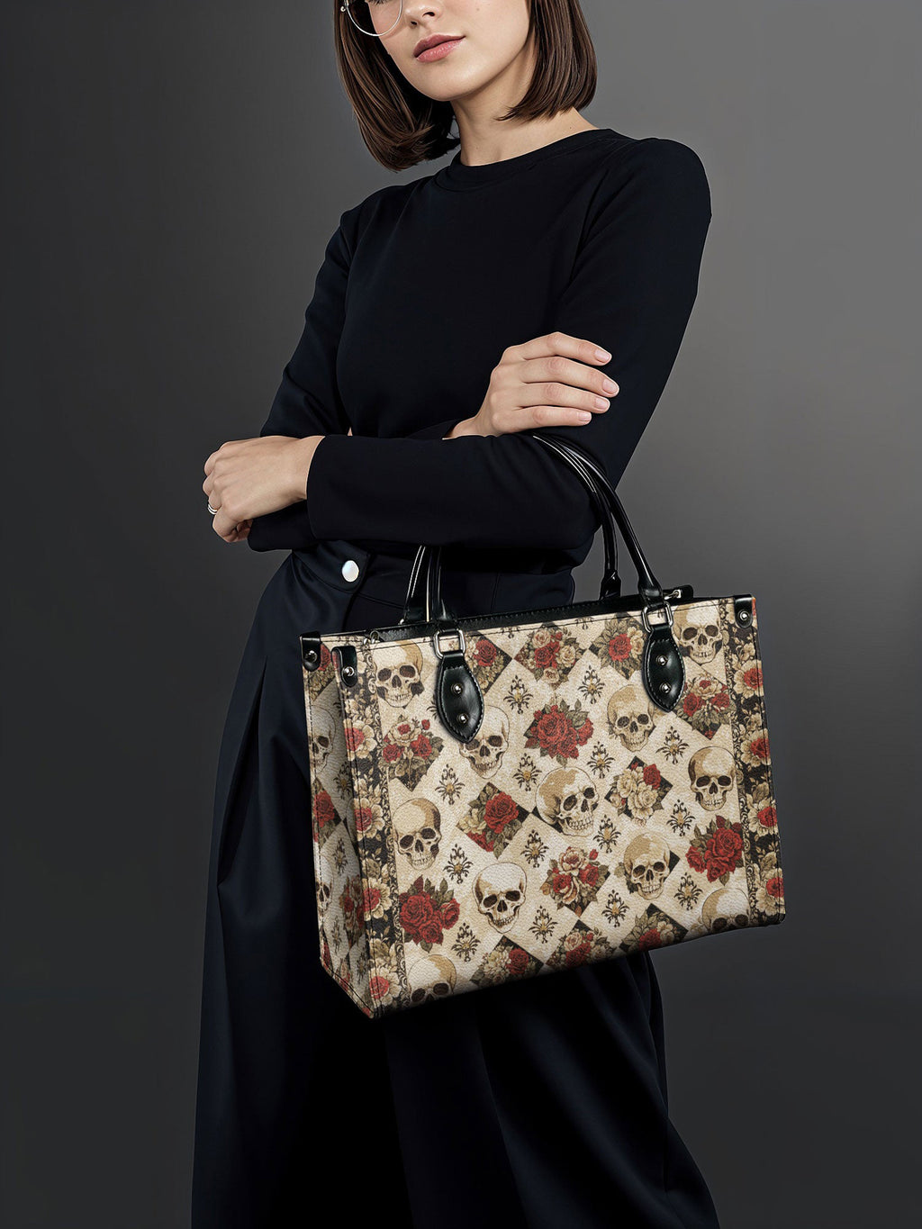 "Mournaire" - Black Interior - Leather Handbag