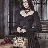 "Mournaire" - Black Interior - Small Leather Handbag