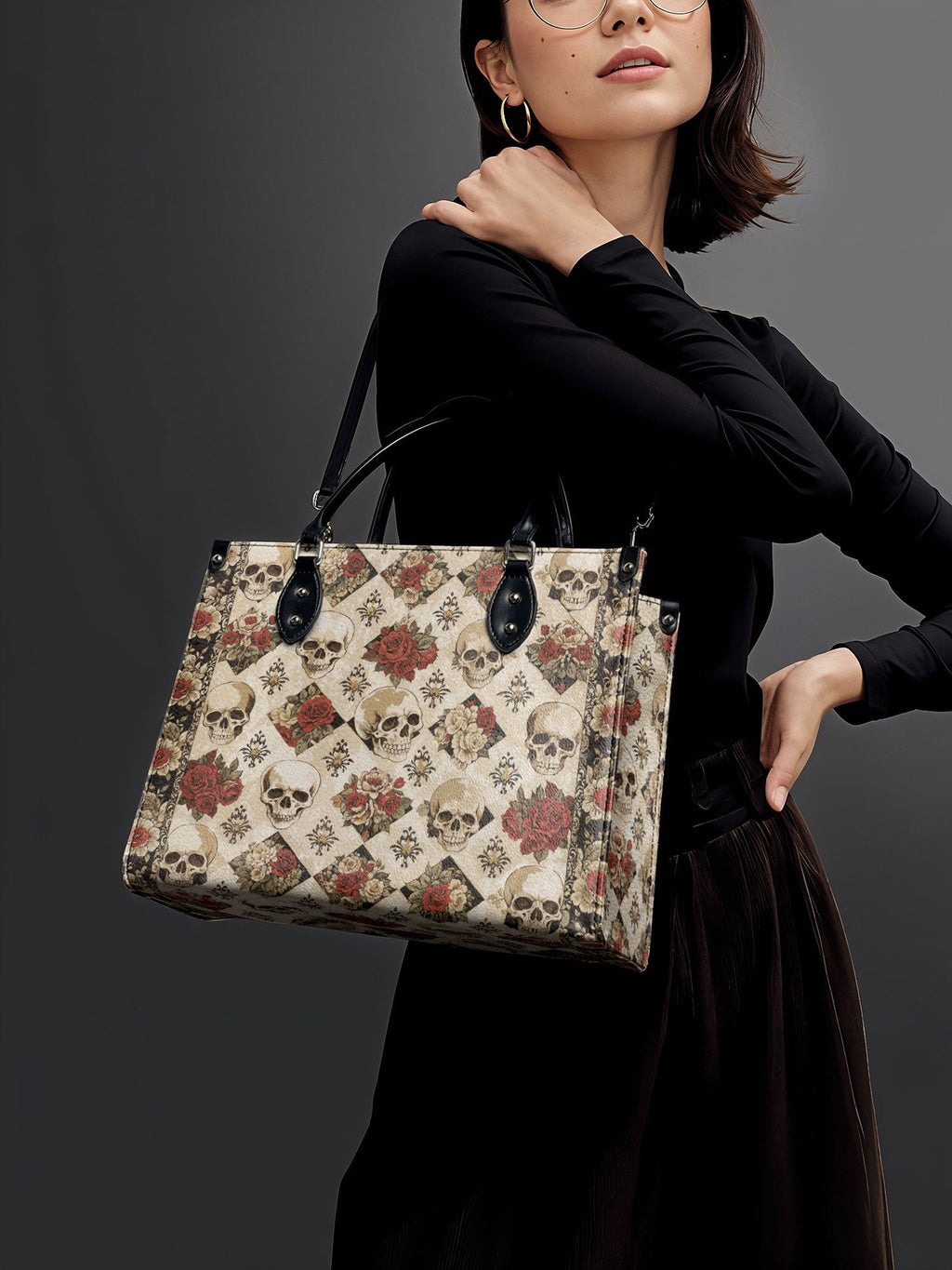 "Mournaire" - Black Interior - Leather Handbag