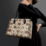 "Mournaire" - Black Interior - Leather Handbag - 100.1 DEAL