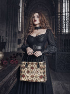 "Mournaire" - Black Interior - Leather Handbag