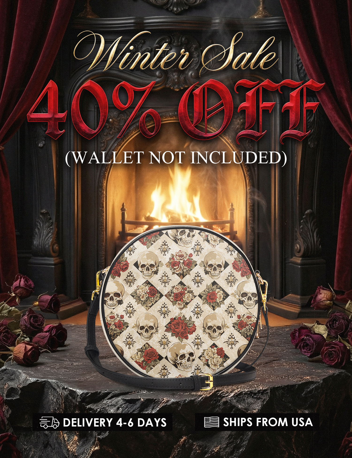 "Mournaire" Circle Crossbody Bag Deal