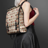 "Mournaire" Leather Backpack Matching SANTA Combo
