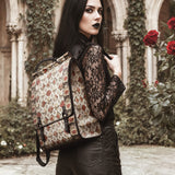 "Mournaire" Leather Backpack Matching SANTA Combo