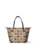 "Mournaire" Leather Tote Bag