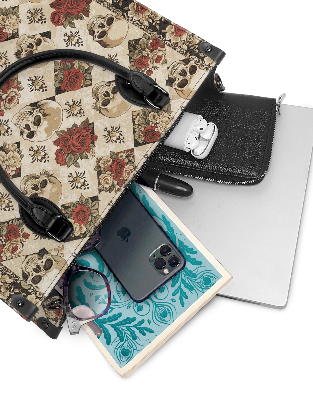 "Mournaire" - Black Interior - Leather Handbag