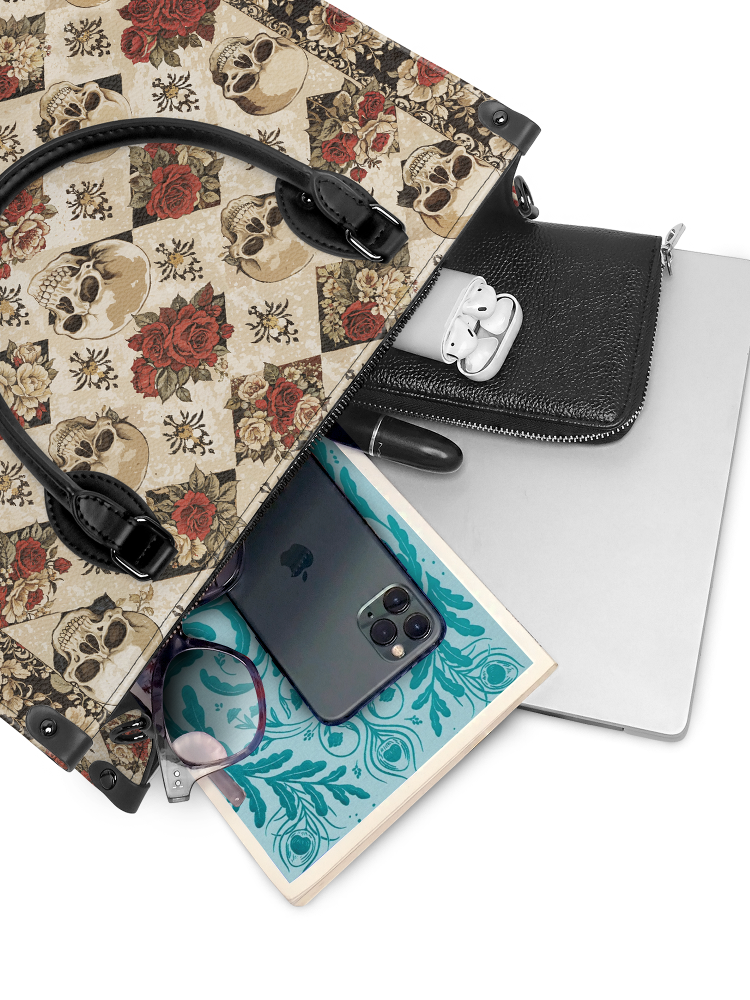 "Mournaire" - Black Interior - Leather Handbag