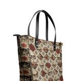 "Mournaire" Leather Tote Bag Matching SANTA Combo