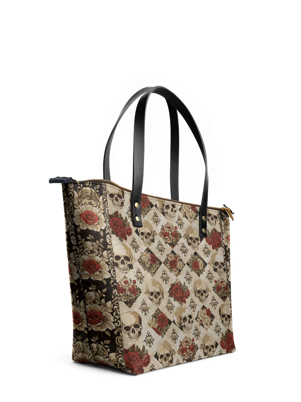 "Mournaire" Leather Tote Bag