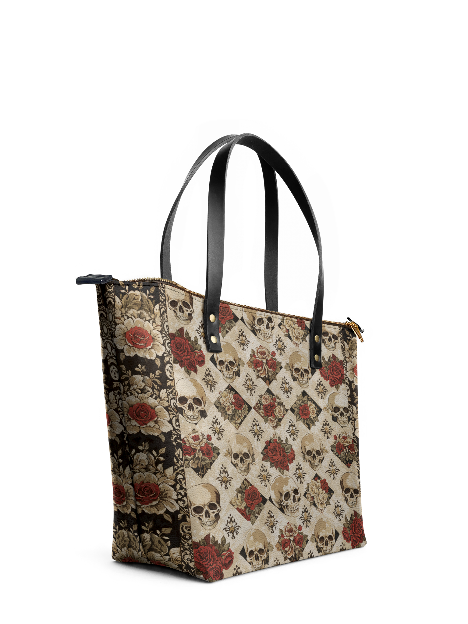 "Mournaire" Leather Tote Bag