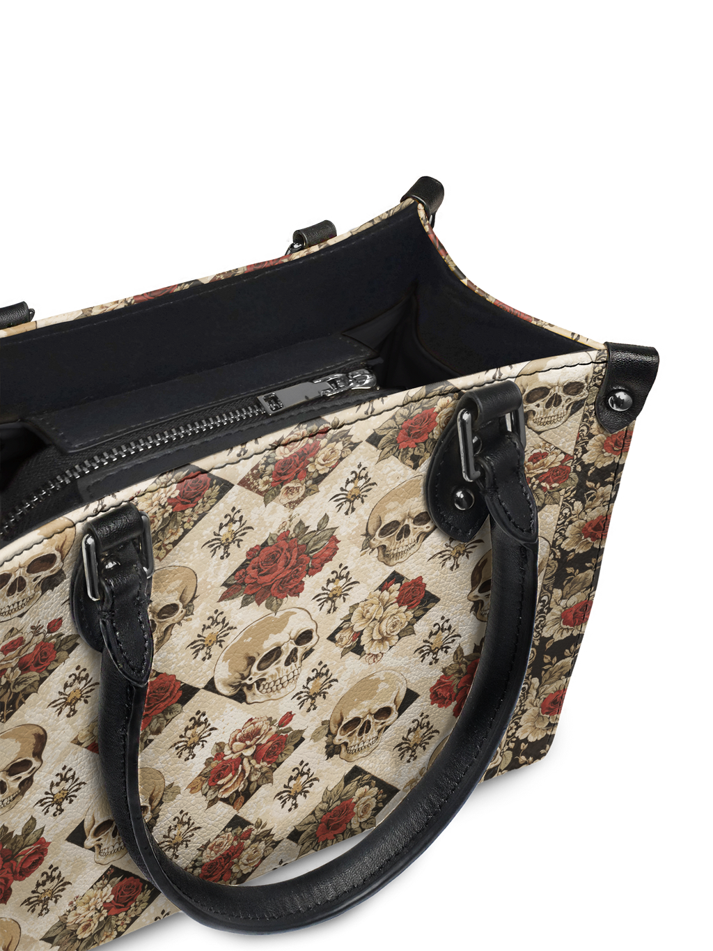 "Mournaire" - Black Interior - Small Leather Handbag