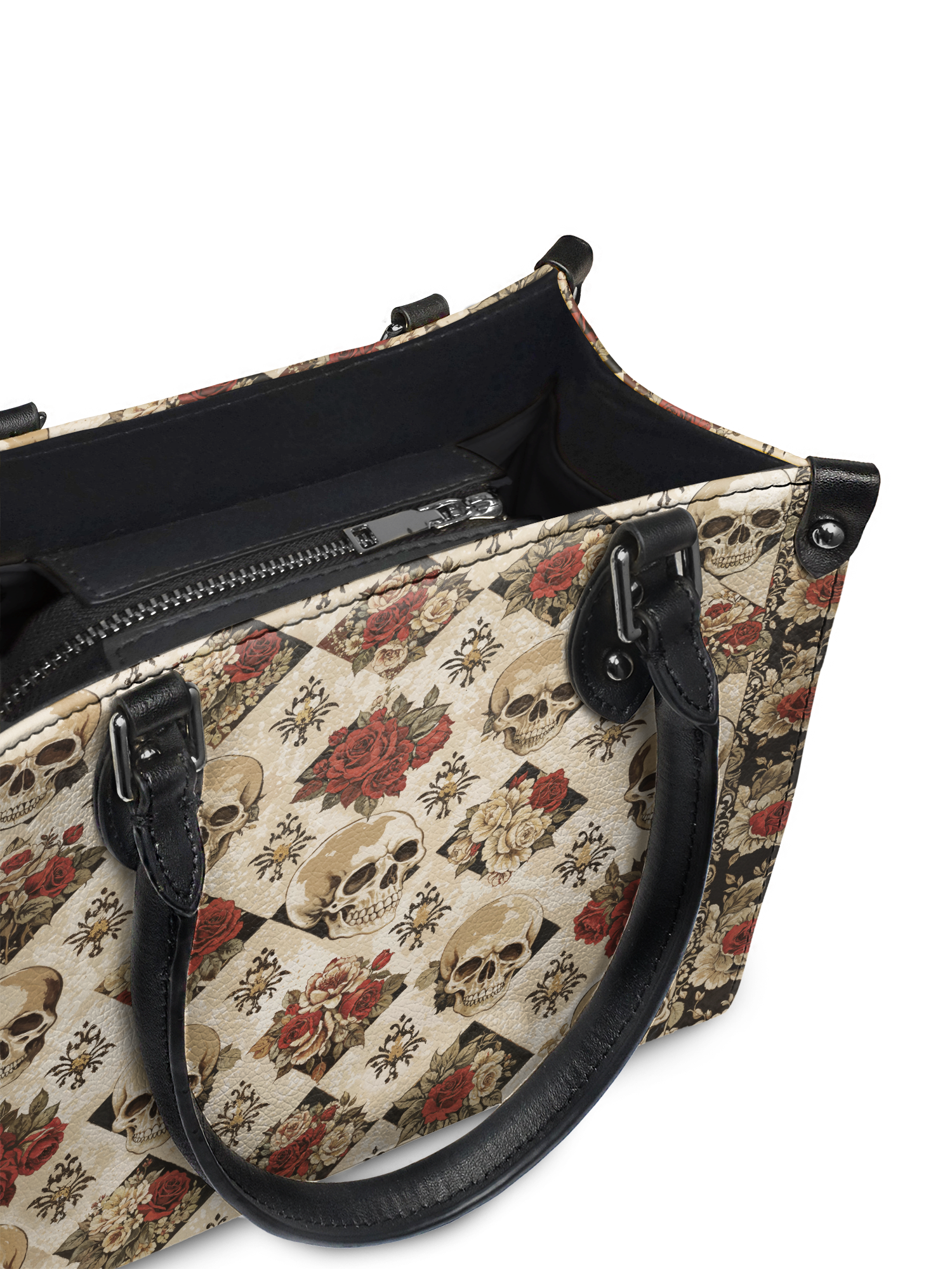 "Mournaire" - Black Interior - Small Leather Handbag