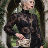 "Mournaire" Envelope Chain Crossbody Bag