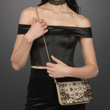 "Mournaire" Envelope Chain Crossbody Bag