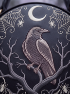 "Nightraven" Crewel Circle Bag