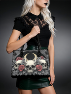 "Nightrosary" - Black Interior - Leather Handbag