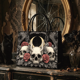 "Nightrosary" - Black Interior - Leather Handbag - 100.1 DEAL